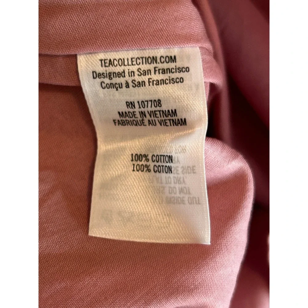 Tea‎ Collection Baby Girl Dress with Bloomers Sz 9-12M Pink Gold Scandi Star NWT